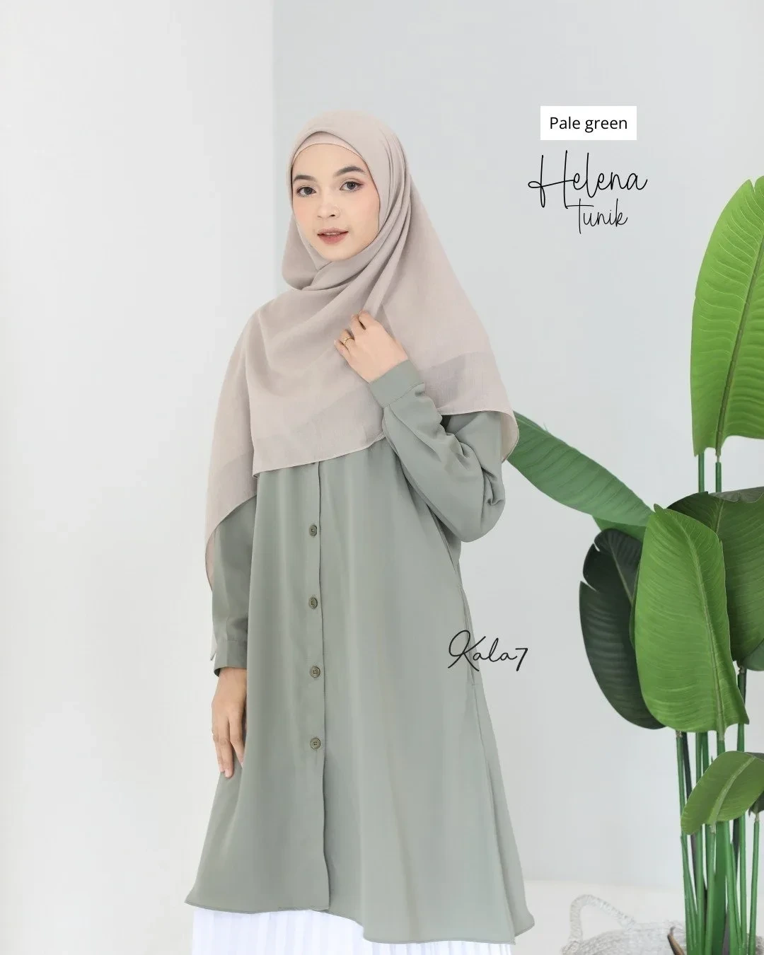 Zizara - Tunik Helena E Pale Green thumb 2