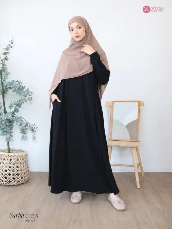 Dress Sarila Mono4 Jet Black