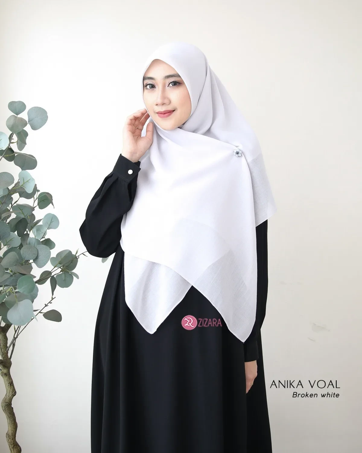 Zizara - Anika Voal Broken White thumb 2