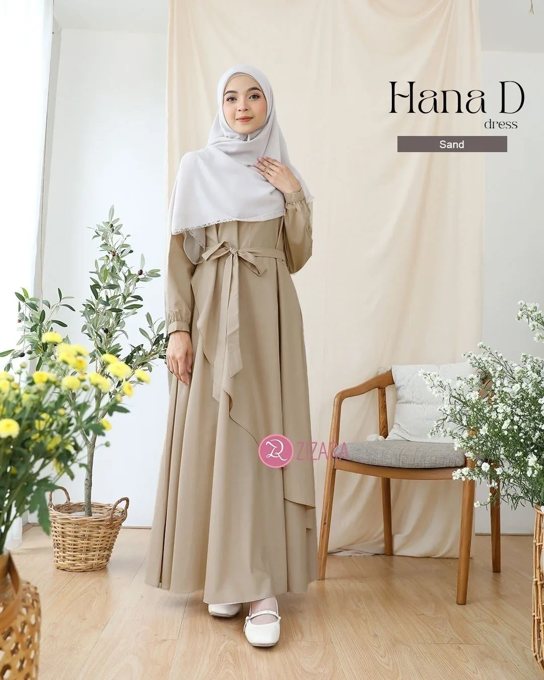 Zizara - Dress Hana Sand thumb 2