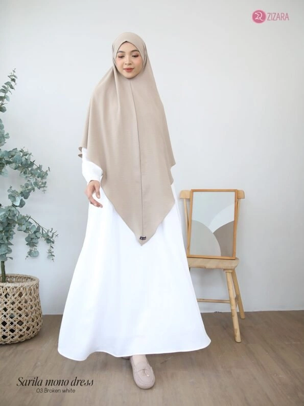 Dress Sarila Mono3 Broken White