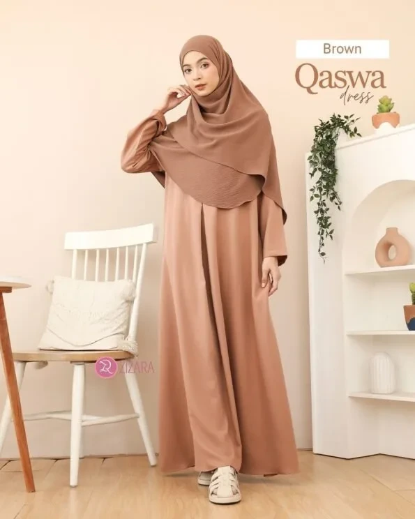 Zizara - Dress Qaswa B Brown