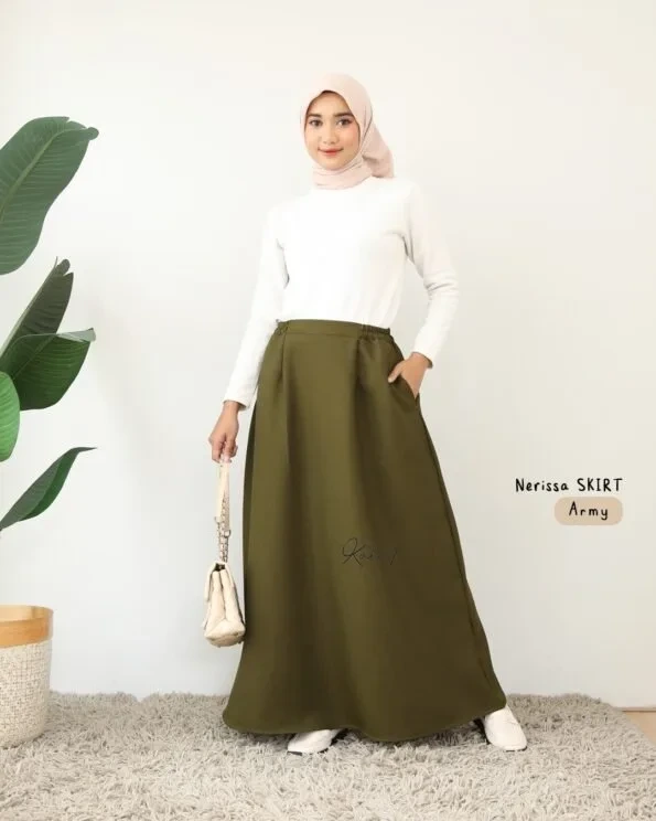 Zizara - Nerissa Skirt C Army