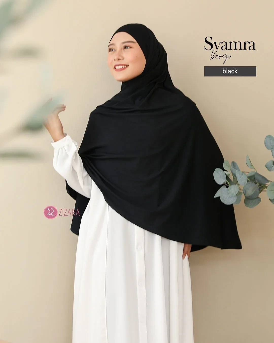 Zizara - Bergo Syamra Black thumb 2