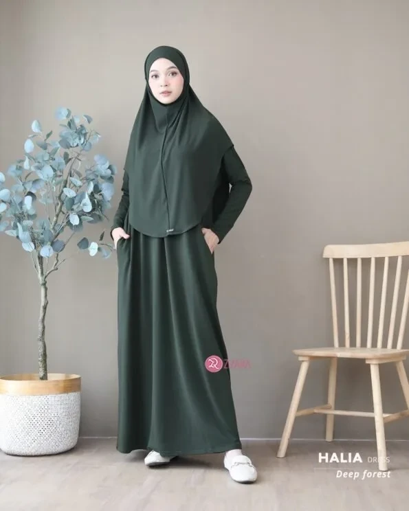 Zizara - Dress Halia Deep Forest
