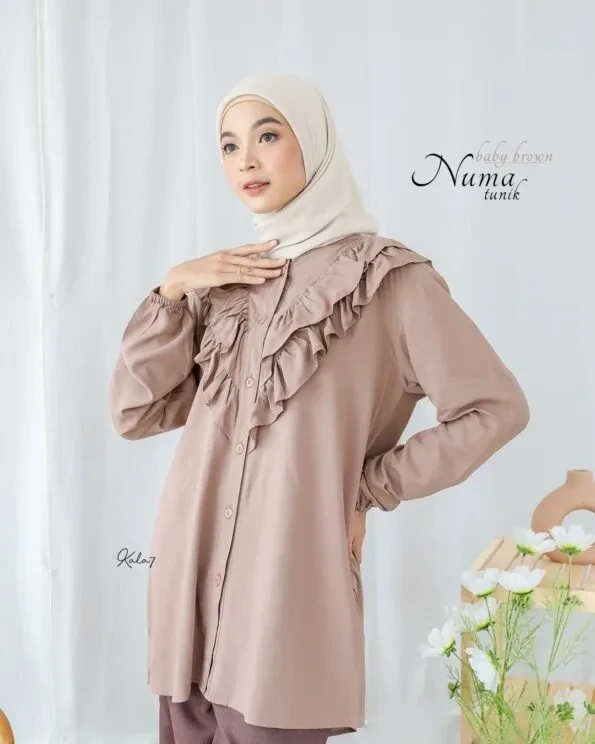 Zizara - Tunik Numa Baby Brown