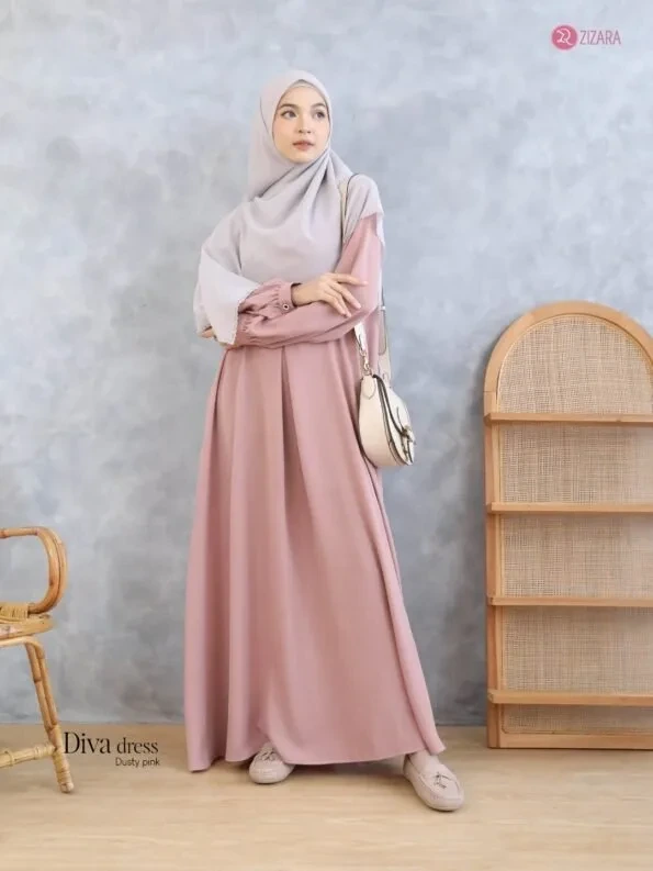 Zizara - Dress Diva Dusty Pink