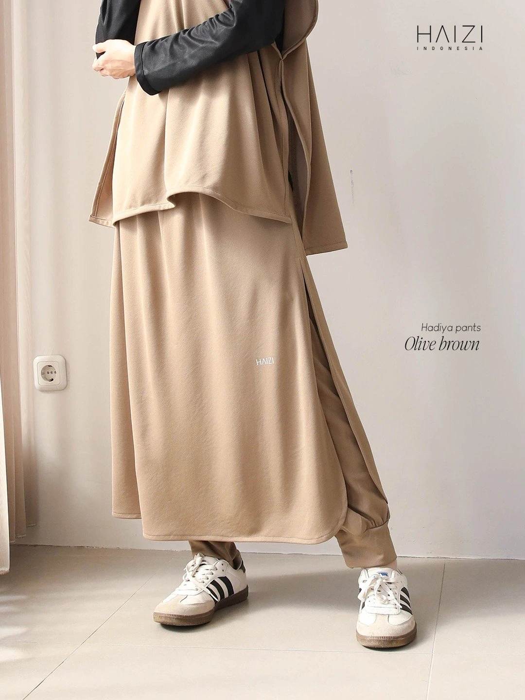 Zizara - Hadiya Pants Olive Brown thumb 2
