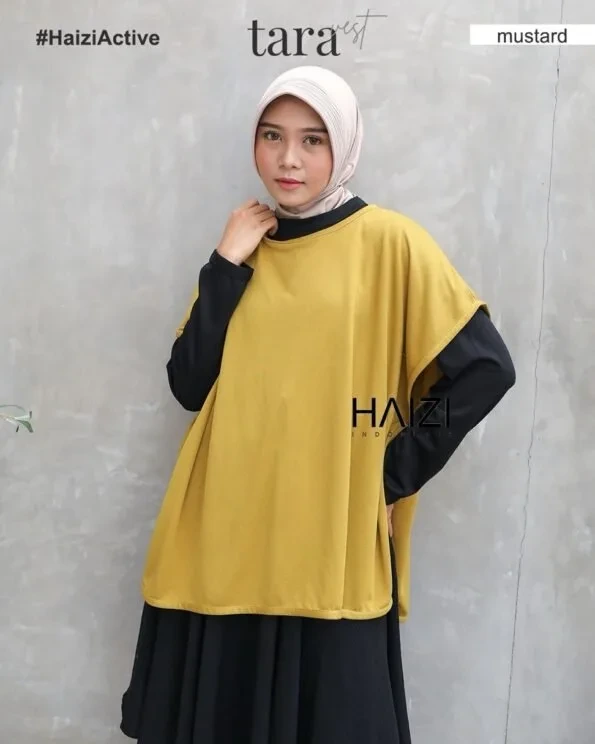 Zizara - Tara Vest Sporty Mustard